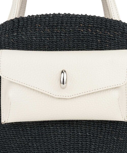 TOFF&LOADSTONE(トフアンドロードストーン)の「【ハイブリッド バスケット 10th(L)】トートバッグ(ハンドバッグ・レディース・ブラック・00)」の8枚目の写真