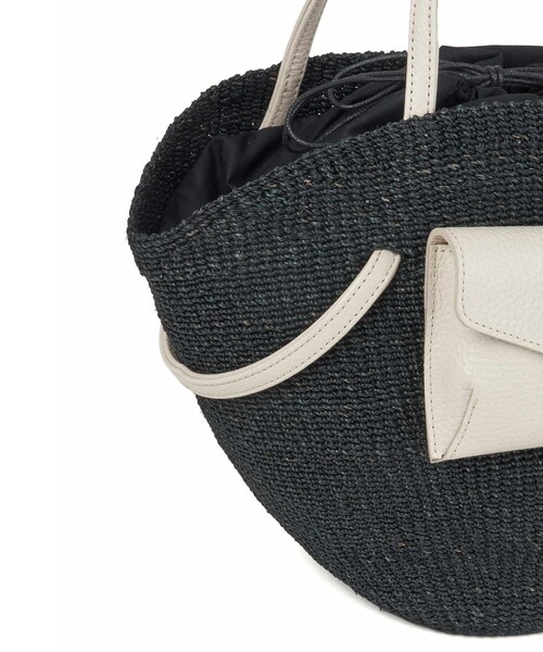 TOFF&LOADSTONE(トフアンドロードストーン)の「【ハイブリッド バスケット 10th(L)】トートバッグ(ハンドバッグ・レディース・ブラック・00)」の10枚目の写真