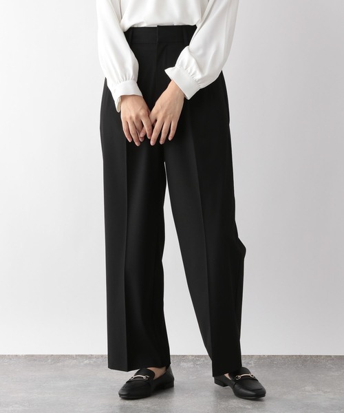 GLOBAL WORK（グローバルワーク）の「ウツクシルエットワイドパンツ/970935（その他パンツ・レディース・アイボリー/杢グレー/モカ/ブラック/ネイビー/ブルー系3・X-SMALL/SMALL/MEDIUM/LARGE）」の14枚目の写真