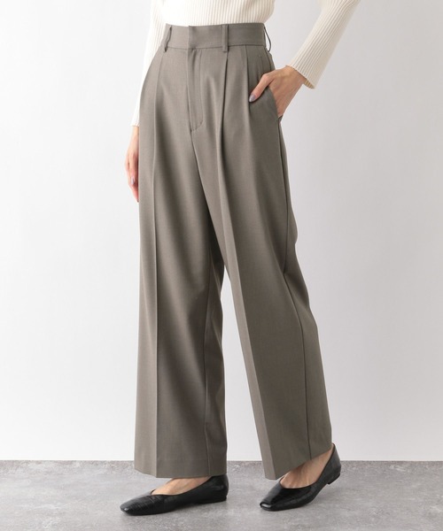 GLOBAL WORK（グローバルワーク）の「ウツクシルエットワイドパンツ/970935（その他パンツ・レディース・アイボリー/杢グレー/モカ/ブラック/ネイビー/ブルー系3・X-SMALL/SMALL/MEDIUM/LARGE）」の13枚目の写真