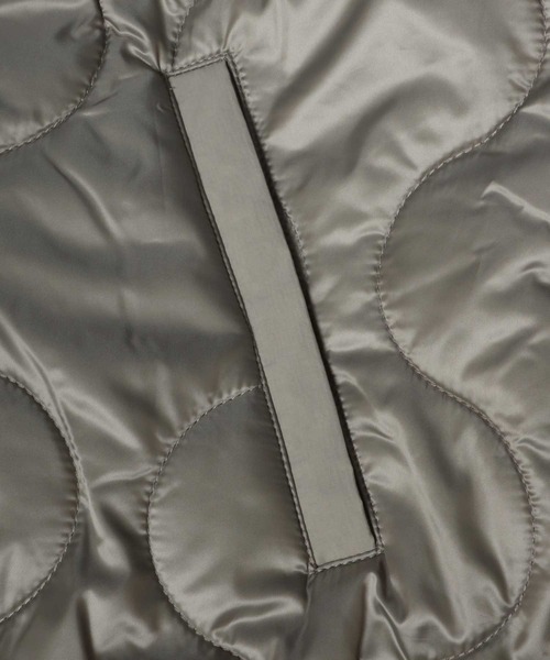 【セール】Quilting Fly front Huudie Jacket/キルティング 比翼仕立て ファー付き フード ジャケット（ミリタリージャケット）｜ANPAS（アンパス）