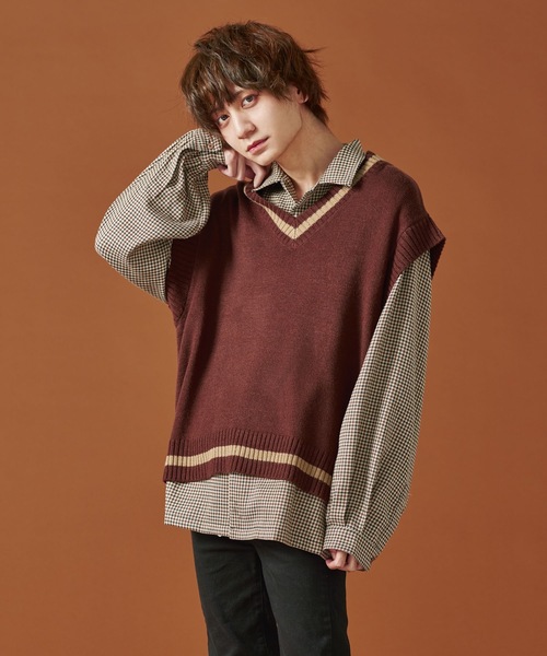ADRER（アドラー）の「Vネックニット（ニット/セーター）」 - WEAR