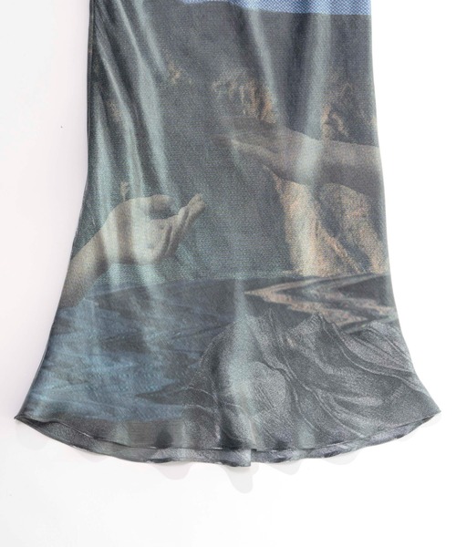 maison special マウンテンドリーム グラフィックプリントスカート MAISON SPECIAL（メゾンスペシャル）の「Mountain Dream Print Skirt