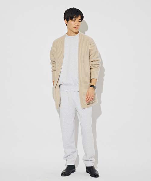 EDIFICE（エディフィス）の「ロイヤルカシミヤ ガウン カーディガン（カーディガン/ボレロ・メンズ・ブラウン/ベージュ・MEDIUM/LARGE）」の10枚目の写真