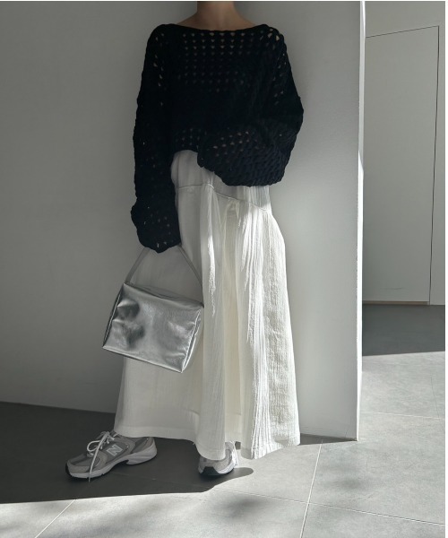 emmi（エミ）の「【emmi atelier】2wayスクエアハンドバック（ハンドバッグ・レディース・シルバー/イエロー/グリーン・FREE）」の18枚目の写真