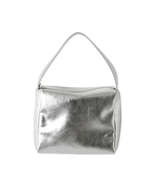 emmi（エミ）の「【emmi atelier】2wayスクエアハンドバック（ハンドバッグ・レディース・シルバー/イエロー/グリーン・FREE）」の21枚目の写真