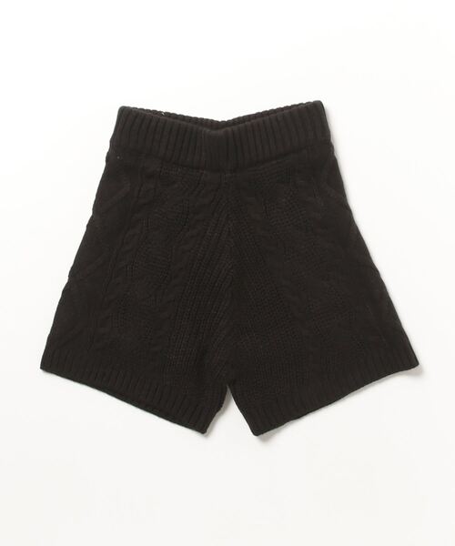 セール】【S/M/Lサイズ展開】【裏地付き】ニットショートパンツ