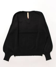 Q | キーネックぽわん袖ニット(ニット/セーター)