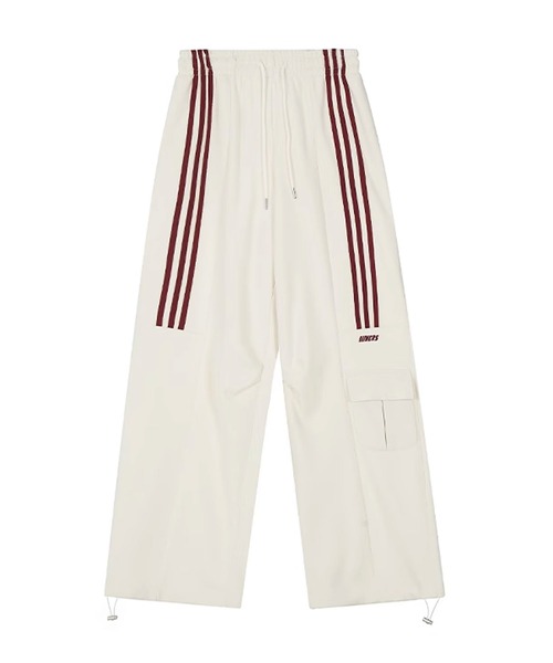 Theater code(シアターコード)の「cargo sweat wide pants / カーゴ スウェット ワイド パンツ 2026年春夏(カーゴパンツ・レディース・ホワイト/ブラック・FREE)」の3枚目の写真