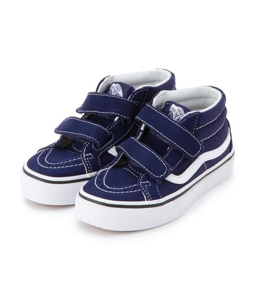 BEAUTY&YOUTH UNITED ARROWS（ビューティーアンドユースユナイテッドアローズ）の「BY KIDS VANS SK8-MID CUT スニーカー（スニーカー・キッズ・ブラック/ロイヤルブルー・12/11）」の2枚目の写真