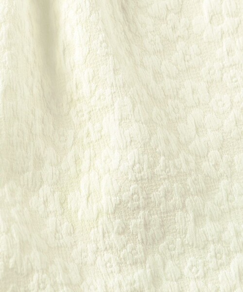 BRANSHES（ブランシェス）の「ポコポコジャガードブラウス（キャミソール・キッズ・アイボリー/ブルー・120/110/130/150/100/90/140）」の12枚目の写真