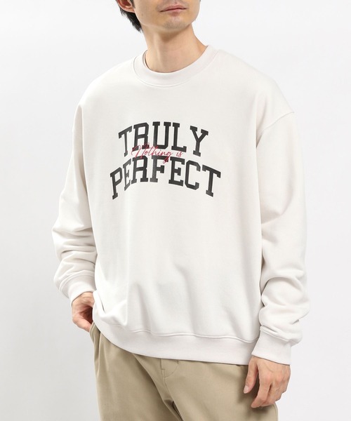 GLOBAL WORK Smile Seed Store（グローバルワーク スマイルシードストア）の「ドライ裏毛プリントプルオーバー/984044（スウェット・メンズ・ネイビー/ブラック/オフホワイト・X-LARGE/SMALL/LARGE/MEDIUM）」の2枚目の写真