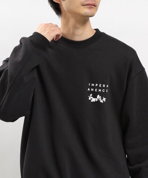 GLOBAL WORK Smile Seed Store（グローバルワーク スマイルシードストア）の「ドライ裏毛プリントプルオーバー/984044（スウェット・メンズ・ネイビー/ブラック/オフホワイト・X-LARGE/SMALL/LARGE/MEDIUM）」の19枚目の写真