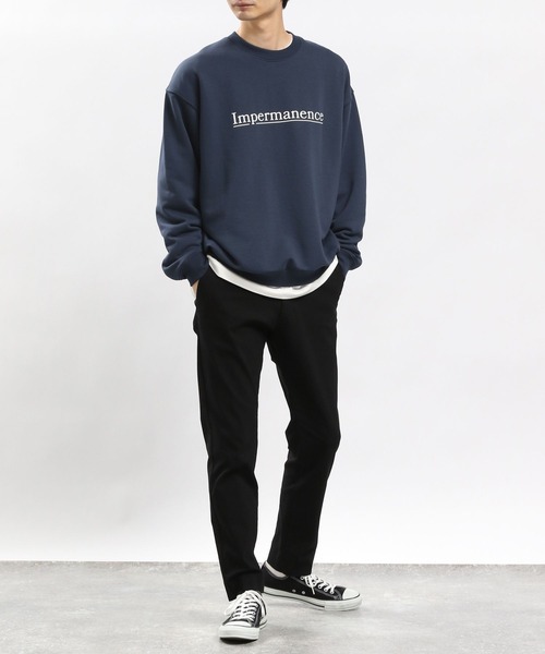 GLOBAL WORK Smile Seed Store（グローバルワーク スマイルシードストア）の「ドライ裏毛プリントプルオーバー/984044（スウェット・メンズ・ネイビー/ブラック/オフホワイト・X-LARGE/SMALL/LARGE/MEDIUM）」の20枚目の写真