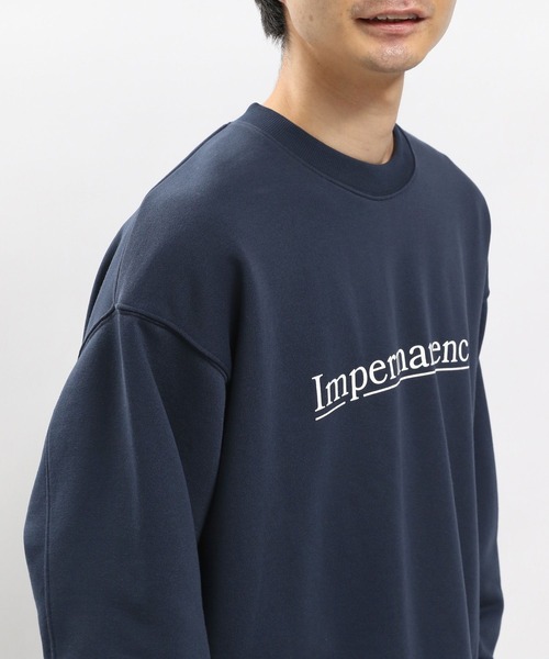 GLOBAL WORK Smile Seed Store（グローバルワーク スマイルシードストア）の「ドライ裏毛プリントプルオーバー/984044（スウェット・メンズ・ネイビー/ブラック/オフホワイト・X-LARGE/SMALL/LARGE/MEDIUM）」の14枚目の写真