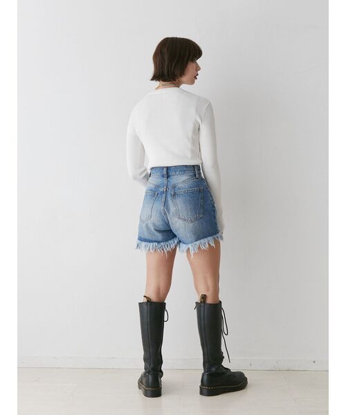 jouetie(ジュエティ)の「スターモチーフフィットニット(ニット/セーター・レディース・オフホワイト/ネイビー/ブラック・MEDIUM)」の14枚目の写真