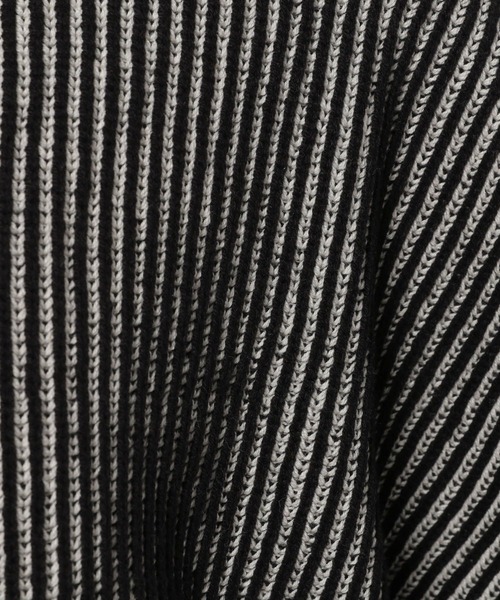 niko and...（ニコアンド）の「クロップド畔ニットプルオーバー（ニット/セーター・レディース・アイボリー/ブラック/イエロー・FREE）」の12枚目の写真