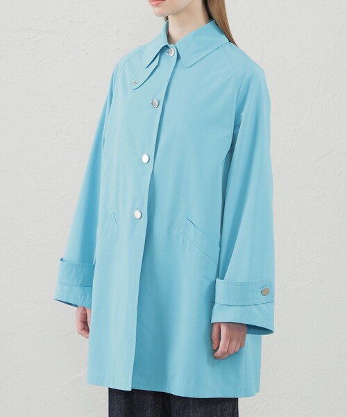 MACKINTOSH PHILOSOPHY(マッキントッシュ フィロソフィー)の「【WELBURY(ウェルベリー)】ポリエステルコットン(ステンカラーコート・レディース・ダークネイビー/ブルー系その他4・36/38)」の6枚目の写真