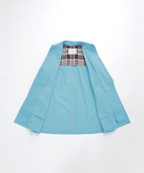 MACKINTOSH PHILOSOPHY(マッキントッシュ フィロソフィー)の「【WELBURY(ウェルベリー)】ポリエステルコットン(ステンカラーコート・レディース・ダークネイビー/ブルー系その他4・36/38)」の11枚目の写真