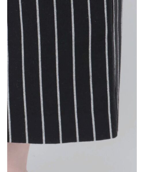 LAGUNAMOON（ラグナムーン）の「ストライプスリットタイトスカート（スカート・レディース・ブラック/ベージュ/ライトグレー・MEDIUM/SMALL）」の14枚目の写真