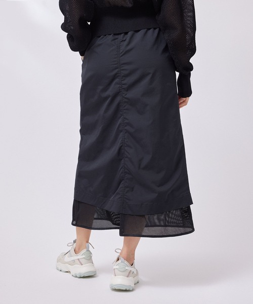 NERGY（ナージー）の「メッシュレイヤードスカート（スカート・レディース・ブラック/ネイビー・FREE）」の5枚目の写真