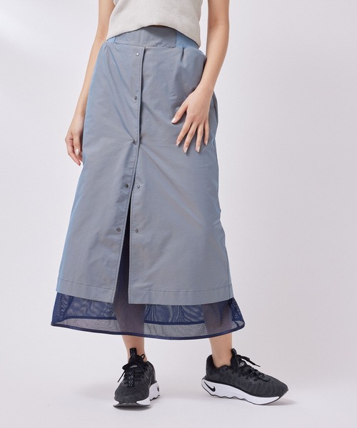 NERGY（ナージー）の「メッシュレイヤードスカート（スカート・レディース・ブラック/ネイビー・FREE）」の7枚目の写真