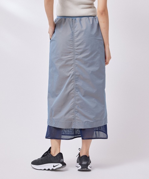 NERGY（ナージー）の「メッシュレイヤードスカート（スカート・レディース・ブラック/ネイビー・FREE）」の9枚目の写真