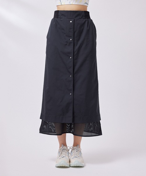 NERGY（ナージー）の「メッシュレイヤードスカート（スカート・レディース・ブラック/ネイビー・FREE）」の10枚目の写真