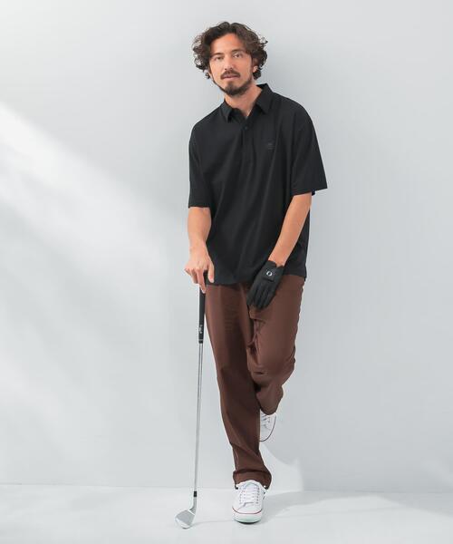URBAN RESEARCH Sonny Label（アーバンリサーチサニーレーベル）の「『吸水速乾』OOPS　ハイストレッチポロシャツ（ポロシャツ・メンズ・ネイビー/ブラック/カーキ・MEDIUM/LARGE）」の19枚目の写真