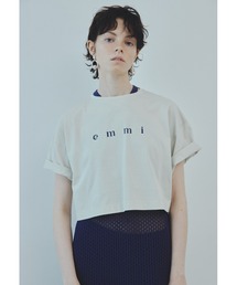 emmi | PlaX emmiロゴクロップドTシャツ(Tシャツ/カットソー)