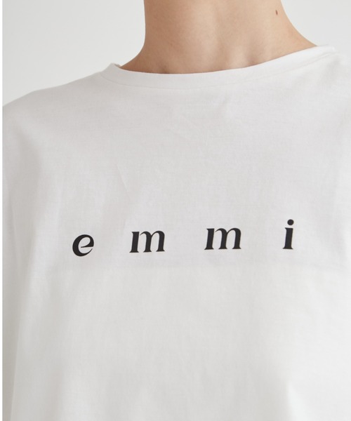 emmi（エミ）の「PlaX emmiロゴクロップドTシャツ（Tシャツ/カットソー・レディース・ブラック/ホワイト/ミント・FREE）」の19枚目の写真