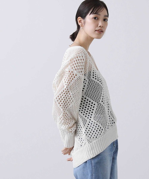 TORRAZZO DONNA 6250-307E ダイヤモンドパターンニット 楽天市場】＼SUMMER SALE／【20％OFF】TORRAZZO DONNA