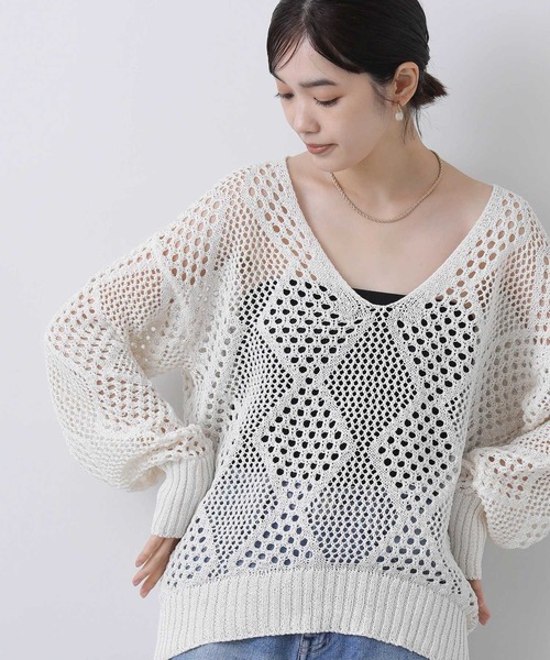 Torrazzo Donna（トラッゾドンナ）の「ダイヤシアーVネック