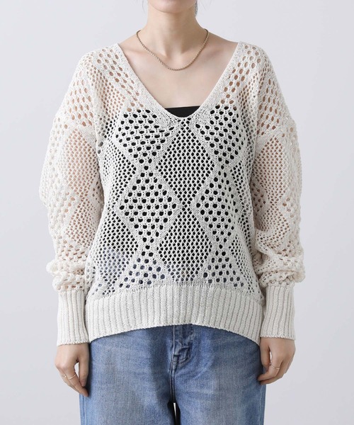 Torrazzo Donna（トラッゾドンナ）の「ダイヤシアーVネック