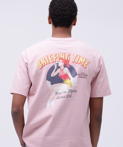 《WEB&DEPOT限定》PINUP GIRL T-SHIRT / ピンナップガール Tシャツ / AVIREX / アヴィレックス（Tシャツ/カットソー）｜AVIREX（アヴィレックス）