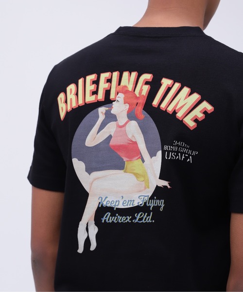 《WEB&DEPOT限定》PINUP GIRL T-SHIRT / ピンナップガール Tシャツ / AVIREX / アヴィレックス（Tシャツ/カットソー）｜AVIREX（アヴィレックス）