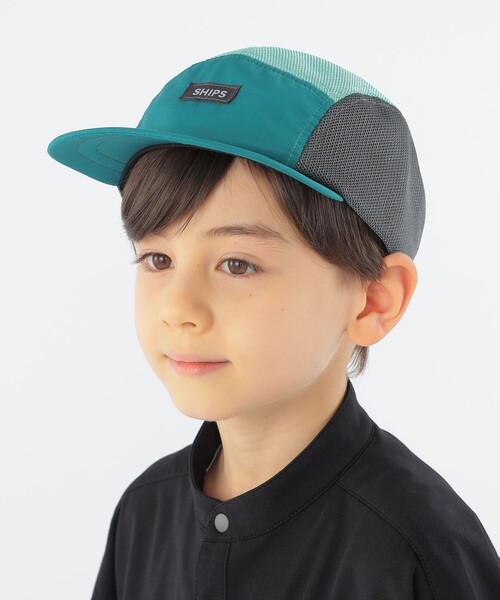 SHIPS（シップス）の「SHIPS KIDS:メッシュ ジェット キャップ（キャップ・キッズ・ネイビー/グリーン・MEDIUM/LARGE）」の2枚目の写真