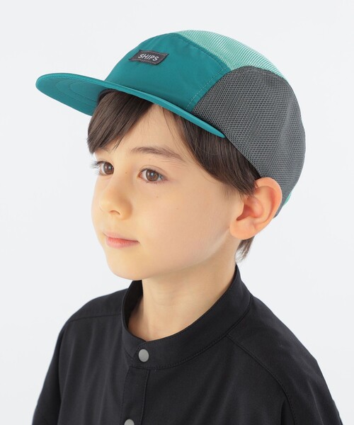 SHIPS（シップス）の「SHIPS KIDS:メッシュ ジェット キャップ（キャップ・キッズ・ネイビー/グリーン・MEDIUM/LARGE）」の3枚目の写真