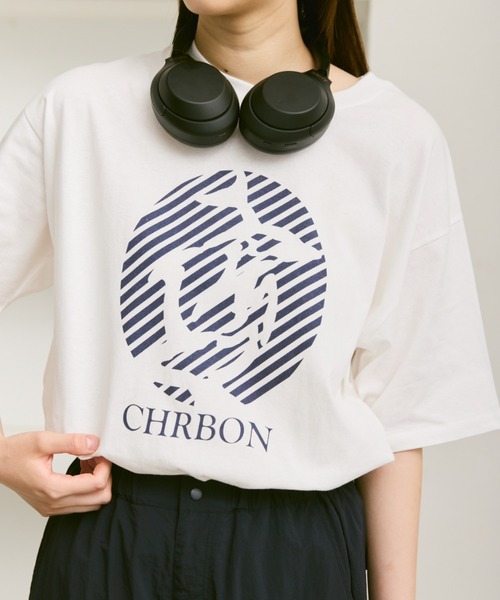 flaner（フラネ）の「Loose assort print tee / ルーズアソートプリントT（Tシャツ/カットソー・レディース・ホワイト系その他2/ホワイト系その他3/ホワイト系その他・LARGE/MEDIUM）」の20枚目の写真