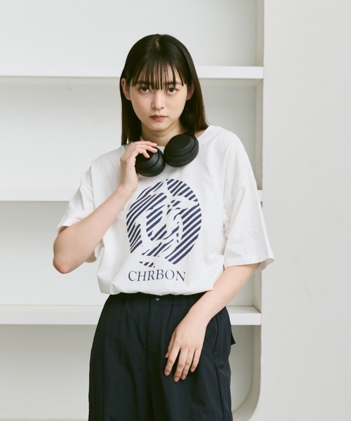 flaner（フラネ）の「Loose assort print tee / ルーズアソートプリントT（Tシャツ/カットソー・レディース・ホワイト系その他2/ホワイト系その他3/ホワイト系その他・LARGE/MEDIUM）」の15枚目の写真