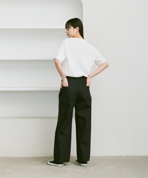 flaner（フラネ）の「Loose assort print tee / ルーズアソートプリントT（Tシャツ/カットソー・レディース・ホワイト系その他2/ホワイト系その他3/ホワイト系その他・LARGE/MEDIUM）」の14枚目の写真