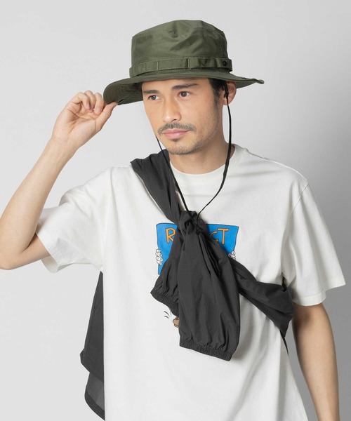 CAMP7（キャンプセブン）の「CAMP7(キャンプ7)サファリハット（ハット・メンズ・カーキブラウン/ブラック・フリー）」の4枚目の写真