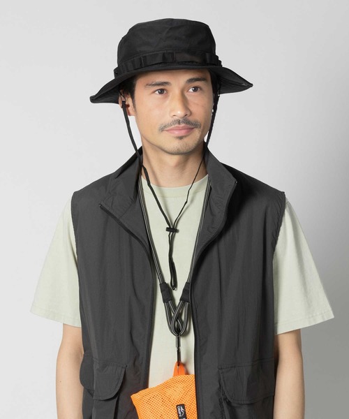CAMP7（キャンプセブン）の「CAMP7(キャンプ7)サファリハット（ハット・メンズ・カーキブラウン/ブラック・フリー）」の3枚目の写真