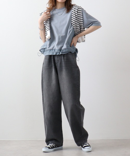 【セール】A.N.L バックシャンカットソーＰＯ（Tシャツ/カットソー）｜a.n.l（エーエヌエル レーベル）