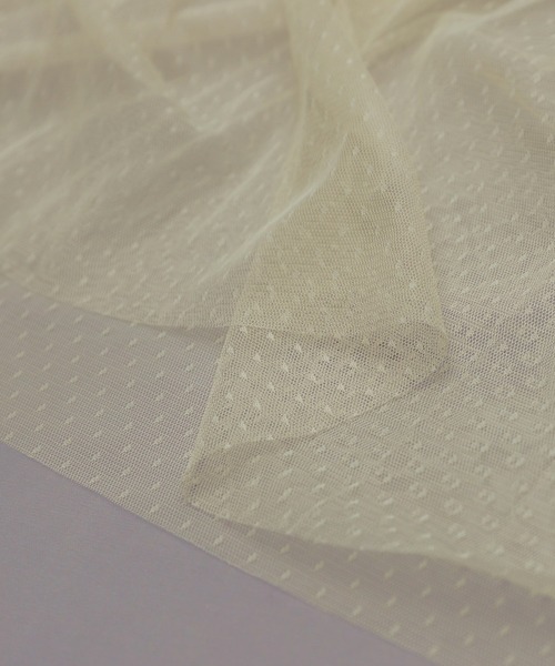 reca(レカ)の「ドットチュールレイヤードギャザーブラウス(シャツ/ブラウス・レディース・キナリ/ブラック・M)」の12枚目の写真