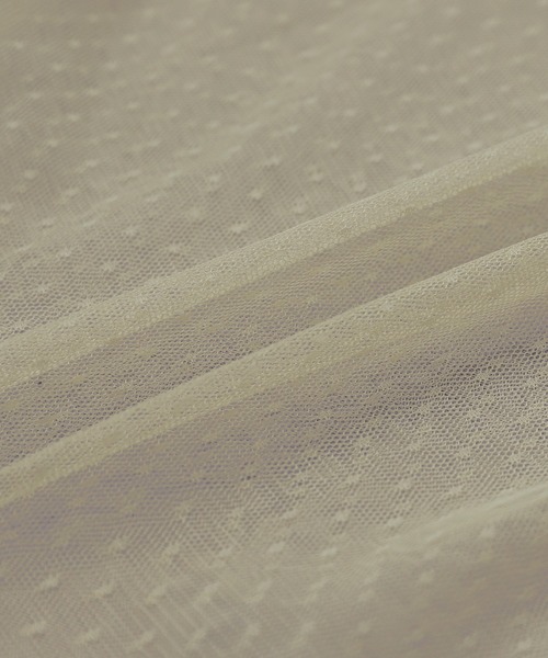 reca(レカ)の「ドットチュールレイヤードギャザーブラウス(シャツ/ブラウス・レディース・キナリ/ブラック・M)」の13枚目の写真