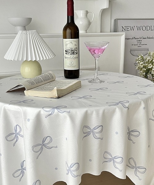 Made in I(メイドインアイ)の「Ribbon graphic table cloth(ランチョンマット/テーブルウェア・レディース・ホワイト・FREE)」の10枚目の写真