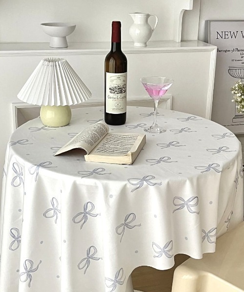 Made in I(メイドインアイ)の「Ribbon graphic table cloth(ランチョンマット/テーブルウェア・レディース・ホワイト・FREE)」の13枚目の写真