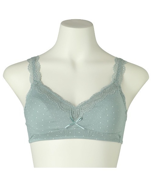 【セール】キッドブルー -バンダナドット -ソフトブラジャー(ノンワイヤー) -KIWA454 -kidblue（ブラジャー）｜KID BLUE（キッドブルー）