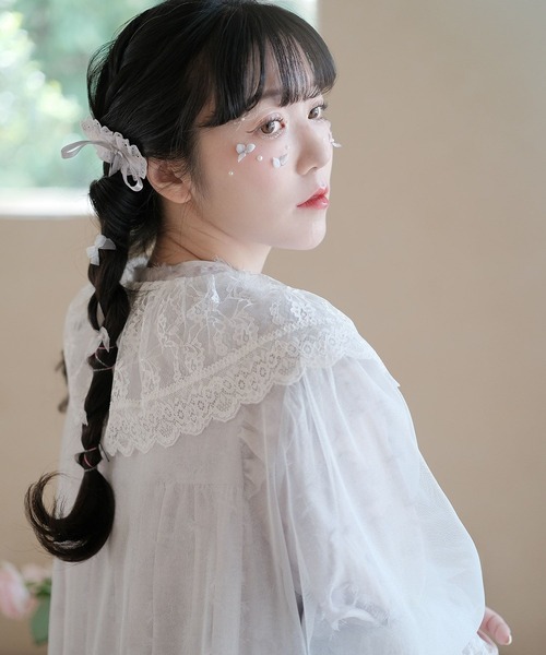 miolite(ミオライト)の「シアー ガウン ワンピース miolite(ワンピース・レディース・ホワイト・M)」の14枚目の写真